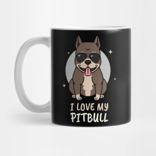 I love my pitbull Mug